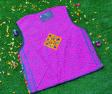 Malta Traditional Embroidery Koti With Multi Colors