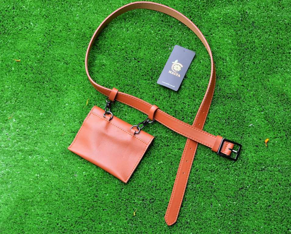 Removable Belt Tassel Waist Pouch