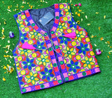 Malta Traditional Embroidery Koti With Multi Colors