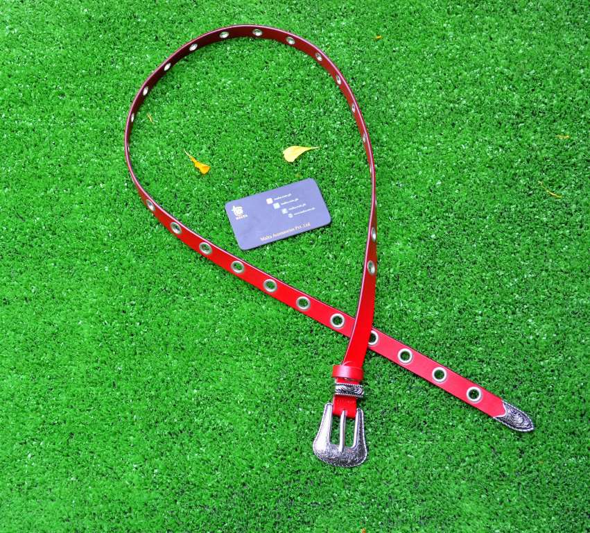 Malta Eyelet  Leather Belt