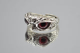 Beautiful Pink Eagle Eye  Enamel  Ring