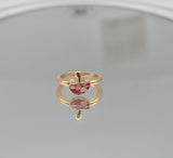 Mashroom Enamel Ring