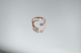 Star & Moon Zarkoon Rose Gold Adjustable Ring