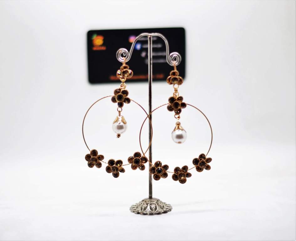 Flower Hoops Green(01-02-04-05)