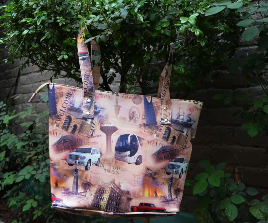 Tote car printed bag