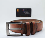 Brown leather Men Belt