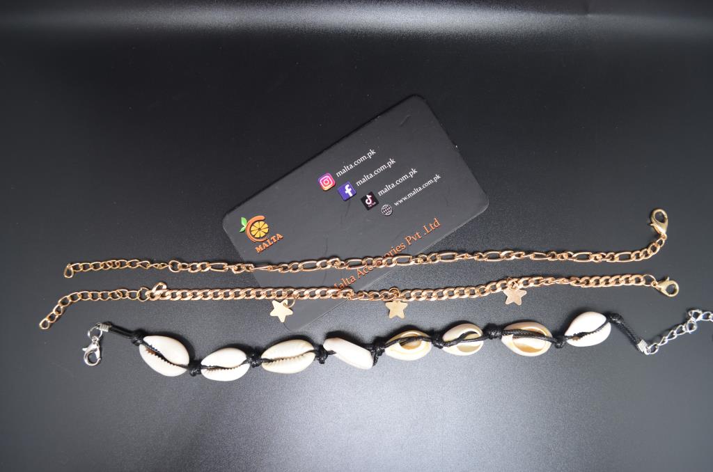 Sea Shells Multi Layer Anklet
