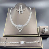 Luxury multi style necklace set