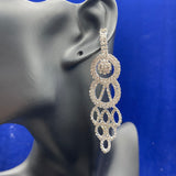 Rhinestone Elegant Floral Earings