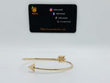 Arrow bangle gold plated