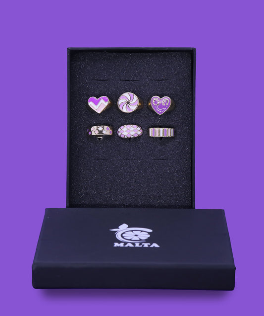 Set Of Enamel Ring