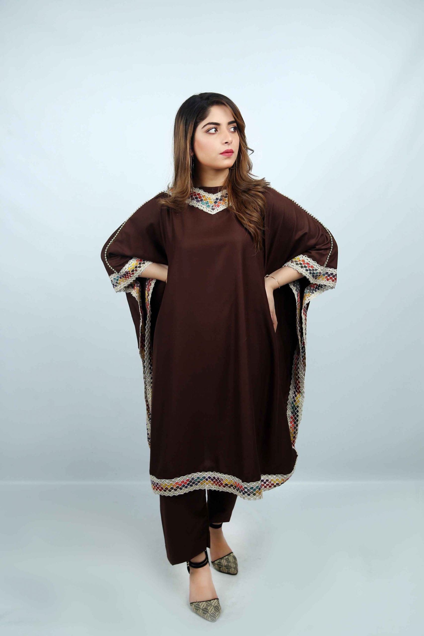 Dark Brown Marina Kaftan