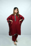 Red Marina Kaftan