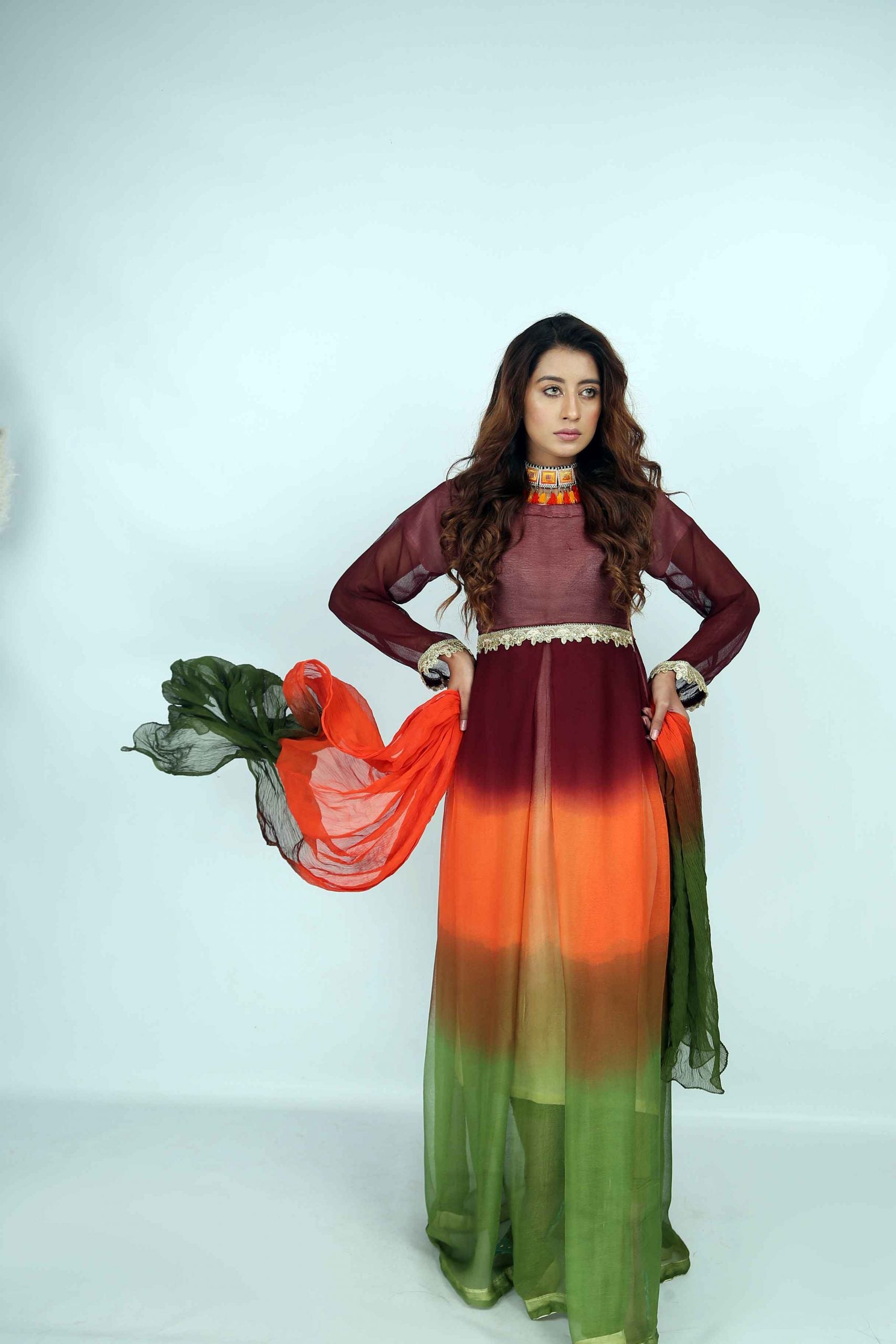 Multi Dye & Tie Maxi