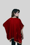 Red velvit Kaftan