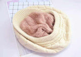Beret  Woolen Winter Cap Off white