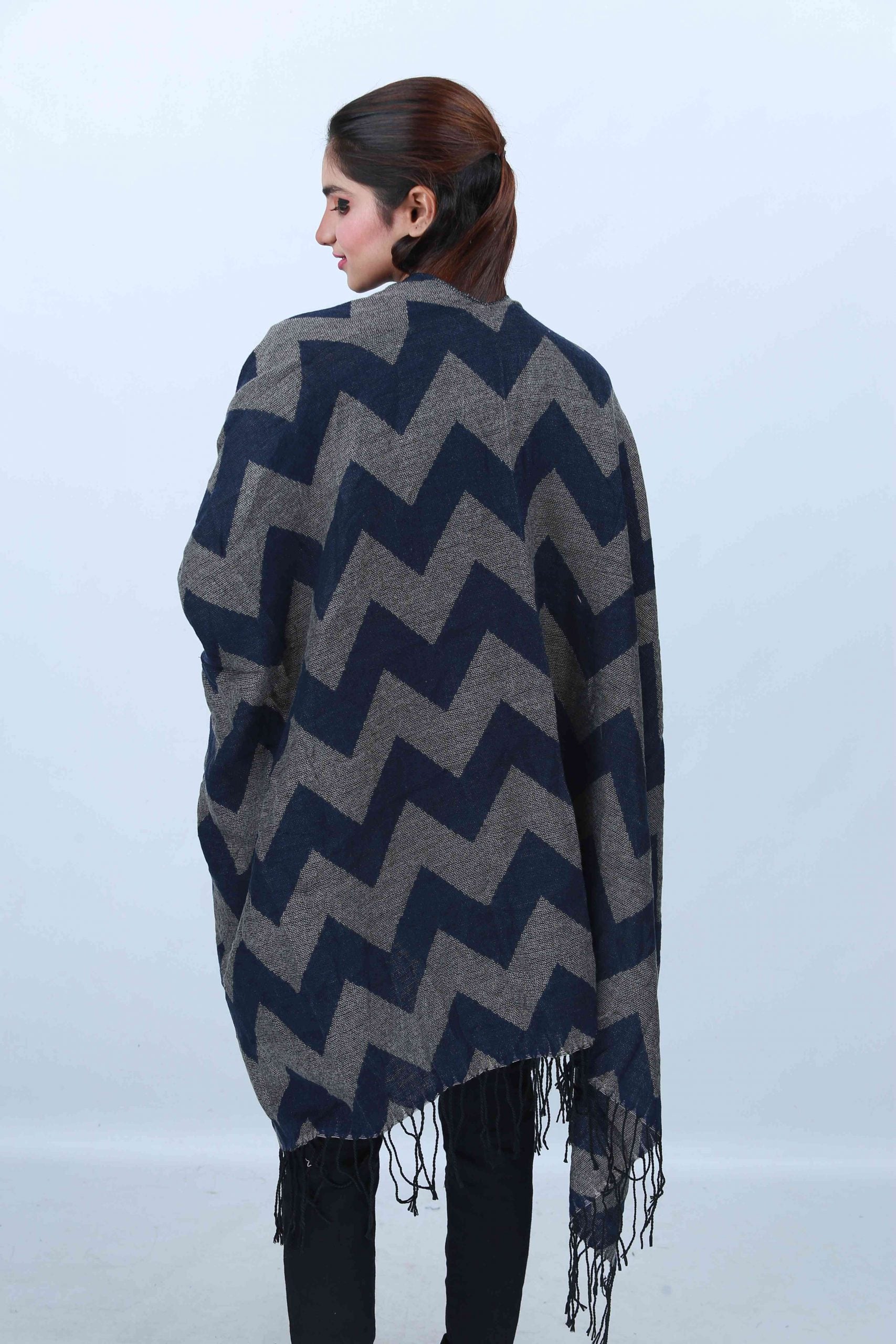 ZIG ZAG-Cape Shawl