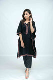 Black With Rainbow Border Marina Kaftan