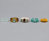 Set Of Enamel Ring