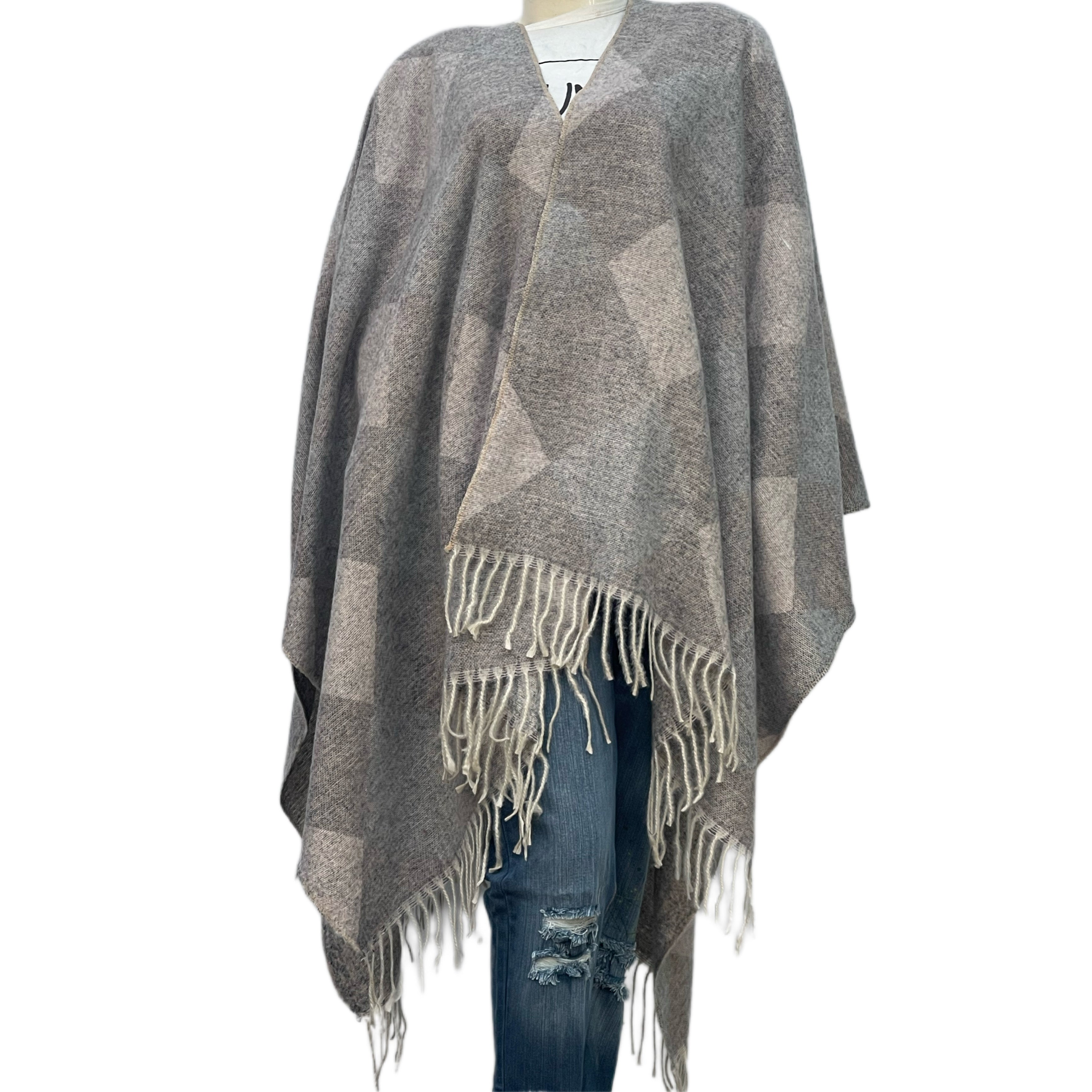 Classic soft woollen Cape Shawl
