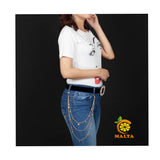 Butterfly 3 Layer Denim Chain