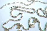 Rhinestone Butterfly Belly Chain
