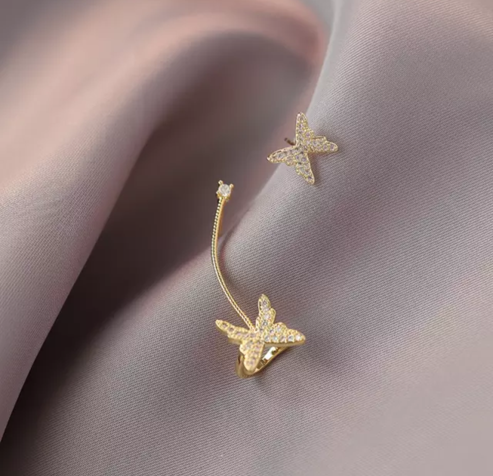 Butterfly Ear Climber