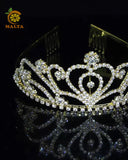 Beautiful Golden Bridal Crown