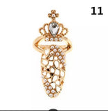 Penta Flower Nail Ring