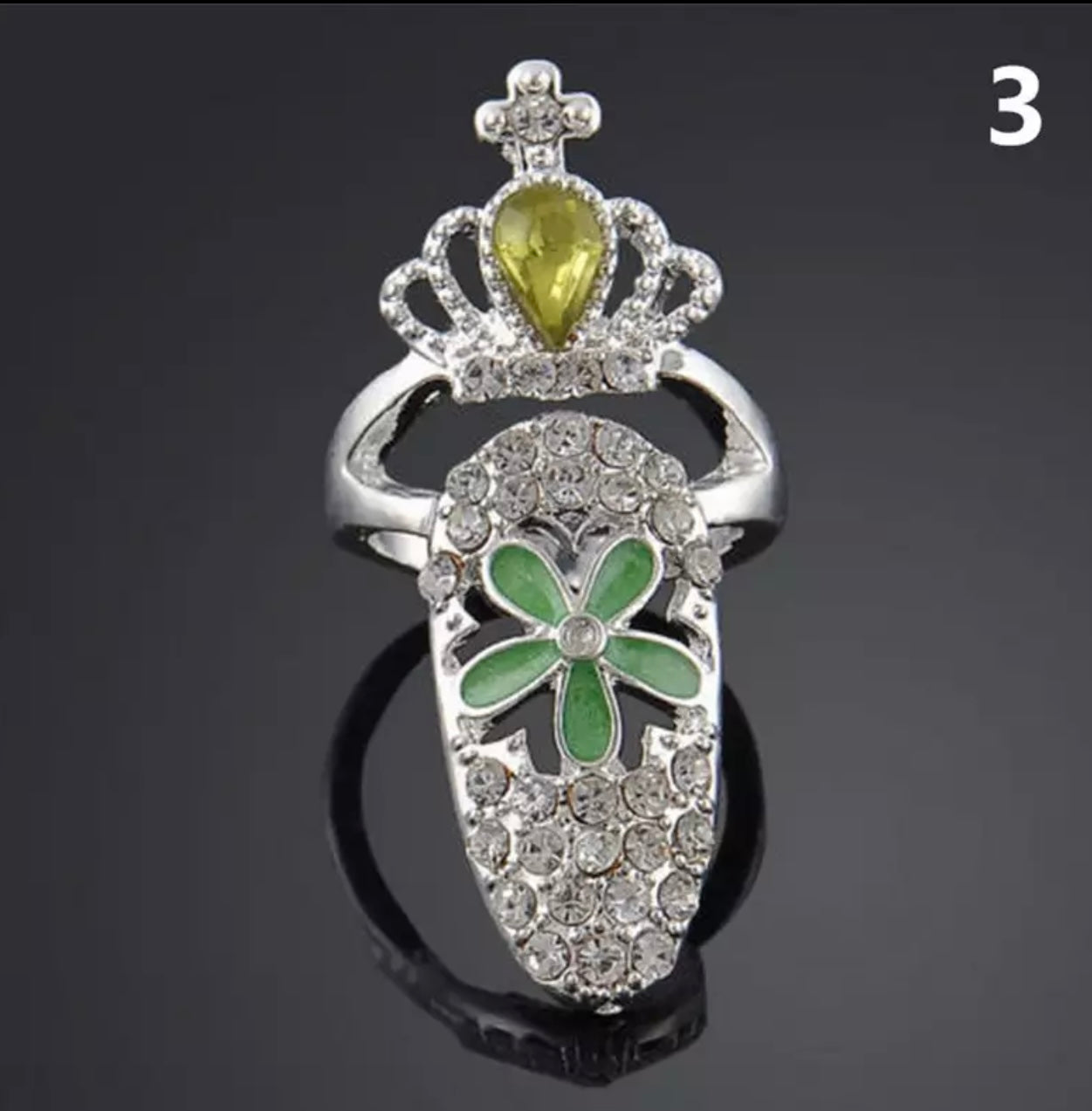 Periwinkle Nail Ring