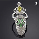 Periwinkle Nail Ring