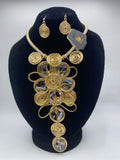 Handmade Africann  Necklace For Women Gold Thick Lace Chain Choker