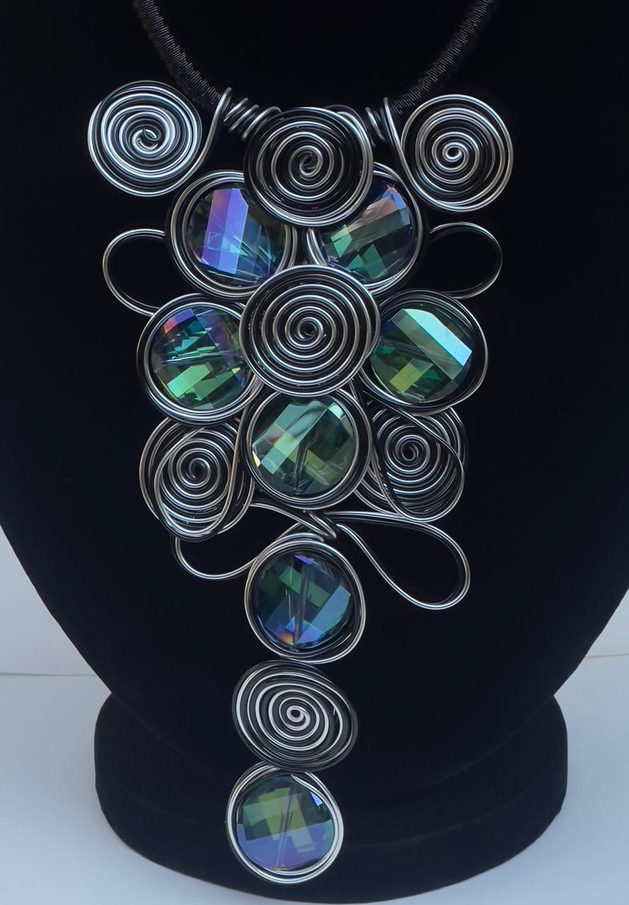 Handmade Africann  Necklace For Women Gold Thick Lace Chain Choker