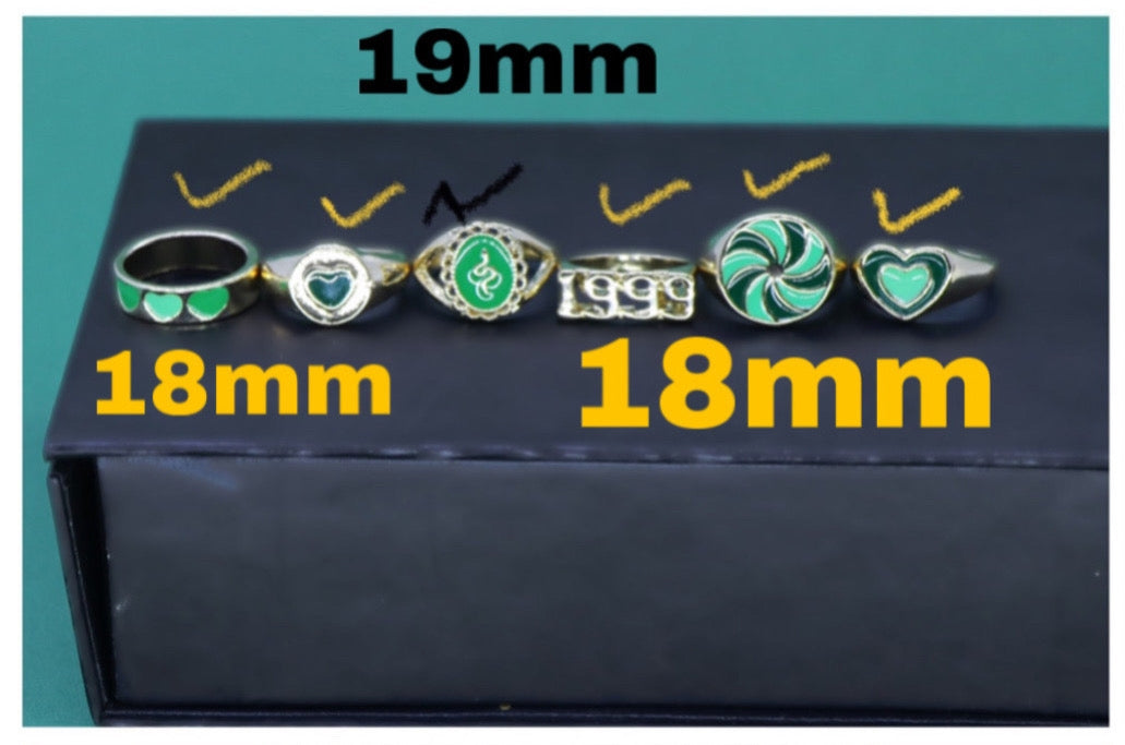 Set Of Enamel Ring