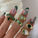 Enamel Ring Set