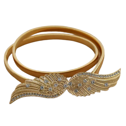 Malta Fancy Skinny Stretch Fashion Dress Belt -(05-02-03-18)