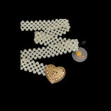 Heart Style Pearl Belt