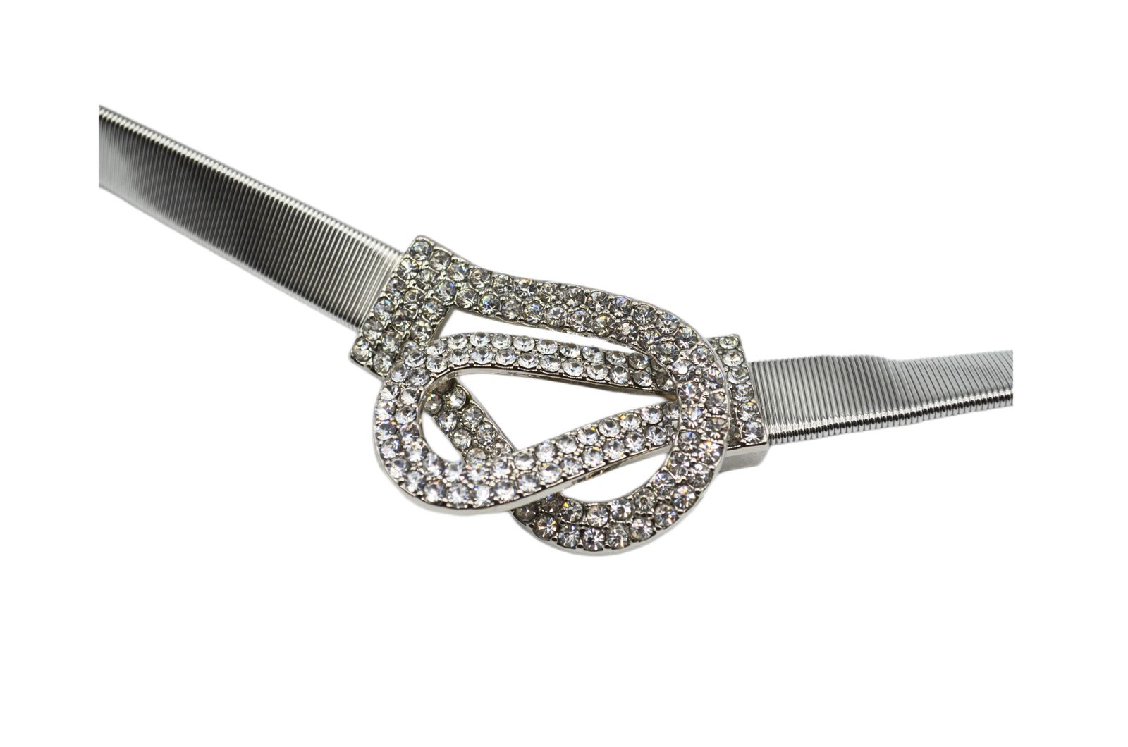 Zarkoon Buckle Silver Metal Elatic