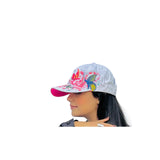 Butterflies Flower Embroidery Cap Girl