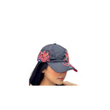 Butterflies Flower Embroidery Cap Girl
