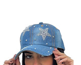 Rhinestone Star Shaped Boy Girls Snapback Hat