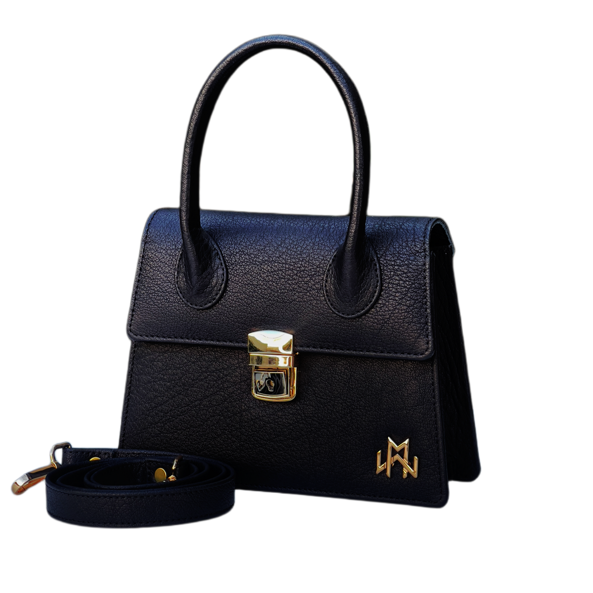 WM Baguette Leather Bag
