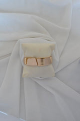 Gold vintage bone cuff bracelet
