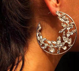 Cubic Zirconia Hoop Earrings