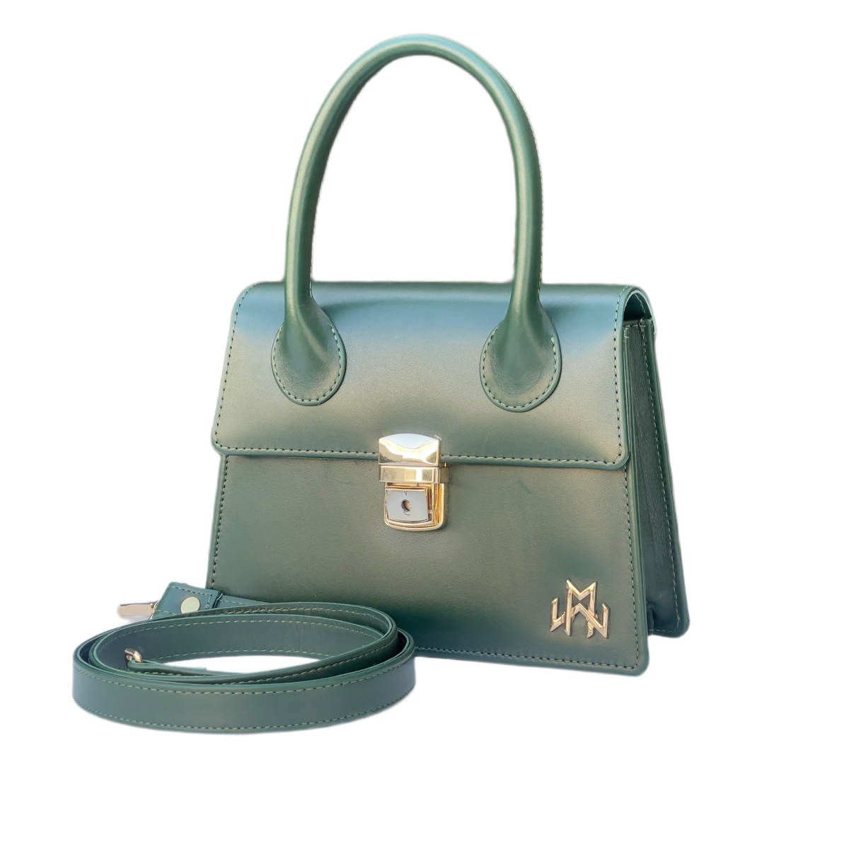 WM Baguette Leather Bag
