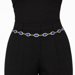 Rhinestones Decorated Chain Belts for Women