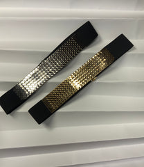 Sequine gold/silver Wide Stretchable Belly belts