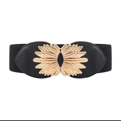 Wide elastic belt