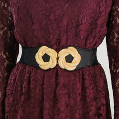 Wide elastic belt