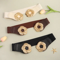Wide elastic belt